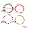 Explosiones Transfronterizas Europeo y Americano Amazon Joyería Navideña Pulsera Copo de Nieve Cristal Cuentas Pulsera Navideña para Mujer traje