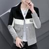 2023 Otoño Nuevo Chaqueta de Pana para Hombre Moda Coreana Ajustada Corta Guapo Marca de Moda Color 3-1