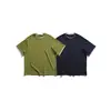Marca de Moda Americana Undrest Camiseta Casual Falsa de Dos Piezas Verano Camiseta de Cuello Redondo para Hombre Camisa Base Holgada de Manga Corta Dt64