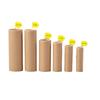 En Stock Tubo mini redondo de papel kraft 7G para bálsamo labial, tubo de lápiz labial, push up inferior, tubo redondo de papel, tarro