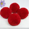 Bola de Lana de 4 cm Colorida Gruesa de Peluche Paquete de Materiales para Ropa Zapatos y Sombreros Hechos a Mano Accesorios para Joyería DIY 1 Pieza
