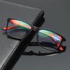Gafas de presbicia con luz azul HD para mirar de lejos y de cerca, gafas de presbicia con luz dual, espejo deportivo TR para personas mayores