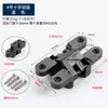 Bisagra Oculta Bisagra de Cruz Bisagra Oculta Puerta de Madera Puerta Oculta Escondida Bisagra de Puerta Tridimensional Ajustable Bisagra Oculta de Aleación de Zinc