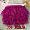 Borlas Decorativas de Pena DIY, Acabamento de Pena de Avestruz, Bainha de Vestido/Saia de Palco, Acessórios de Roupa, Renda, Tiras de Pena