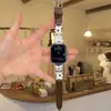 [Pulseira] Adequada para Apple S12Iwatch Pulseira S10987Se Desenho de Linha Cachorrinho Fofo e Fashionável Pulseira de Pulso
