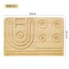 Pulseira de jóias de madeira placa de exibição pulseira de madeira maciça pulseira placa de armazenamento de jóias tiro adereços placa de design