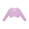 Suéter Casaco de Tricô com Cadarço e Renda Vazada Novo da Primavera 2023 para Mulheres Processamento de Amostra Personalizado Estilo Chanel Cardigan Suéter Versátil