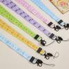 Lanyard Colgante para Cuello de Dibujos Animados Estilo K para Chicas, Set de Tarjeta Dura para Estudiantes, Cuerda Larga para Permiso de Trabajo, Teléfono Móvil, Memoria USB, Cuerda Larga para Colgar