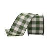 En stock 10 yardas cinta de Navidad con borde de alambre decoración de corona de embalaje navideño atmósfera festiva cinta de Navidad con borde de alambre