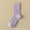 Calcetines de Lana para Mujer para Invierno, Caña Larga, Forro Polar, Engrosados, Calientes Calcetines de Maternidad, Caña Media, Calcetines Gruesos de Cachemira Holgados para Mujer, Zhuji