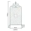 Suporte para planta trepadeira clematis estilo americano, tela de grade de ferro, suporte para flores de rosa, decoração de jardim externa estilo europeu