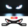Tornillo de Placa de Matrícula de Motocicleta Transfronterizo Luz Triangular Semicircular Parpadeante Ojo de Diablo Accesorio Decorativo Universal Modificado Luz de Coche