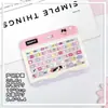 Portatarjetas de Teclado de Alto Valor Horizontal Abs Tarjeta de Identificación de Estudiante Tarjeta Escolar Portatarjetas de Agua Portatarjetas de Identificación para Hombres y Mujeres Cubierta Protectora Transfronterizo