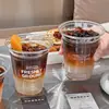 Caneca de Café de Celebridade da Internet Descartável para Bebidas Frias para Pets com Tampa Caneca para Chá de Leite Embalagem Plástica para Levar Venda por Atacado Comercial