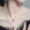 Cadena de Cuello Estilo INS Simple Elegante Combinable para Viajeros Acero de Titanio Moderno Tiempo Diseño de Lujo Ligero Accesorios Combinables