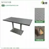 Mesas para Restaurante de Hot Pot Estilo Hong Kong, Decoración de Puesto de Comida Estilo Retro, Mobiliario de Restaurante, Asientos en Cabina, Juego de Mesa y Sillas de Acero Inoxidable para Comedor