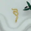 Pingente Venda Quente Transfronteiriça Novo Pingente de Zircônia em Formato de Cobra Exquisito Minimalista Luxo Leve Versátil Acessórios de Alta Qualidade Sem Cor