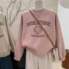 Sudadera Casual Suelta de Cuello Redondo Estilo Americano para Mujer Otoño e Invierno, Estilo Primavera y Otoño 2026, Top Súper Elegante de Manga Larga