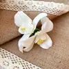 Grampo de Cabelo com Flor de Tecido com um Toque Super Fada, Atmosfera Suave e Elegante, Acessório de Cabelo Requintado e Luxuoso