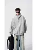 Chaqueta con capucha deconstruida de peso pesado transfronteriza para hombre y mujer, temporada otoño e invierno, diseño de marca de moda, sudadera combinada, sudadera con capucha de alta costura