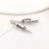 Cor Prata Xizang Pulseira DIY Colar Equipamento Médico Touca de Enfermeira Estetoscópio Liga de Zinco Acessórios Decorativos Pingente