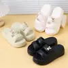 Zapatillas Gruesas de EVA de Venta Caliente Verano Casual Aumentan la Altura Antideslizantes Nuevas Cómodas para el Hogar Baño Interior Uso Exterior