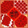 100 Folhas Ano Novo Ano do Dragão Auspicioso Boa Sorte Pequenas Anotações Caligrafia Adesivos Adesivos Estilo Chinês Caderno DIY Autocolante