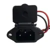 Aspersor Eléctrico Agrícola de 12 Voltios Regulador de Velocidad Fuente de Alimentación Interruptor Rojo Toma de Carga Cuerpo del Aspersor Accesorios Universales