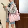 Bolso Tote Nuevo Estilo Coreano Primavera 2026 para Mujer, Bolso de Hombro de Nailon con Correa, Bolso Chaleco de Gran Capacidad, Bolso de Axila para Viajes