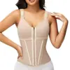 Versión mejorada transfronteriza europea y americana del chaleco moldeador de cintura con malla, transpirable, que endereza la espalda, no restrictivo, reductor de abdomen y cinturón para dar forma al cuerpo