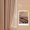 Cortinas 2025 Elegantes Personalizadas Blackout Quarto Elegante Cor Chá com Leite Espessas Sala de Estar Acústicas e Quentes Cortinas para Janela Saliente