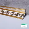 Tira Decorativa de Esquina Interior PVC Estilo Europeo Moldura Blanca Línea de Acabado Pared-Techo Sellado de Bordes Ribete de Papel Tapiz Líneas de Techo