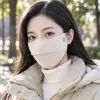 Mascarilla facial cálida de punto para otoño e invierno para mujer, con diseño tridimensional, propiedades a prueba de viento y resistente al frío, transpirabilidad, protección ocular y apariencia elegante. Se puede lavar y es adecuado para ciclismo