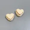 Botones de Resorte de Colores en Forma de Corazón al por Mayor, Botones Decorativos de Nariz de Cerdo en Forma de Corazón para Chaquetas, Botones de Cordón para Puños de Chaqueta