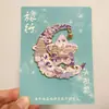 Imán de Nevera Metálico Xingcheng Huludao Cultural y Creativo Tendencia Nacional Punto de Referencia Turístico Lugar Escénico Fuente de Aleación Creativa Imán de Nevera