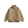 N-52Trw Marca Retrô Tendência Design Workwear Jaqueta de Lapela Grande Casaco de Algodão de Inverno Solto Unissex Roupa de Algodão Mf100