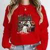 Sudadera Transfronteriza Halloween Fantasma Nacido Demasiado Rojo Forzado a Trabajar Pri Talla Europea