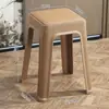 Banqueta Alta Simples Bancada Espessada Sala de Estar Banheiro Mesa de Jantar Portátil Banco Empilhável Banco de Plástico