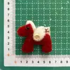 Versátil Único DIY Tecido Feltro Pom-Pom Casa Cogumelo Pônei Fofo Broche Feito à Mão Acessórios para Bolsa Chapéu Materiais