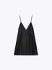 ZA Comercio Exterior Transfronterizo Verano 2026 Nuevo Vestido Corto Sexy de Tirantes con Escote en V Profundo Estilo Francés Europeo y Americano para Mujer