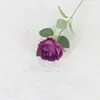Rosas de Terciopelo Simuladas, Flores Artificiales, Flores para Decoración de Bodas del Día de San Valentín, Cascada de Pared de Rosas al por Mayor