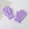 Guantes Cálidos de Coral Fleece para Ciclismo de Invierno para Exteriores, Cortavientos, Resistentes al Frío, Engrosados, Tejidos, Simples, Personalizados para Dedos