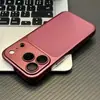 Aplicable a la funda del teléfono Apple 18promax textura de cuero rojo cereza simple iPhone17 se convierte instantáneamente en funda protectora 16 completamente cerrada