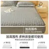 Saia de Cama de Veludo Leite Grau Mãe e Bebê Classe A Capa Peça Única Inverno Acolchoado Espesso Protetor de Colchão Capa de Cama de Veludo Coral 2
