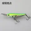 Micro-Objeto Metal Longa Língua Plate Minnow Versátil Camada Micro-Objeto Isca 5.5g Esturjão, Bagre, Submersível Zigzag Dog