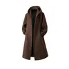 Suministro Especial Transfronterizo Moda Casual para Hombre Otoño e Invierno Juventud con Capucha Más Algodón Más Grueso Abrigo de Lana Hombre Fabricante