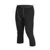 Calça Fitness Transfronteiriça Calça Esportiva Masculina Fitness Corrida Basquete Shorts de Treino Calça Três Quartos Respirável Alta Elasticidade Calça Justa