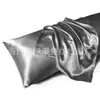 Amazon Aliexpress Funda de almohada individual Satén de seda helada Imitación de seda Seda Funda de almohada Venta al por mayor de fábrica transfronteriza Temu