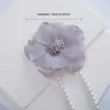 Atrapasueños Creativos de Flor de Perla para Cortinas, Correas Modernas Sencillas para Cortinas Transparentes, Accesorios Ajustables para Cortinas sin Taladro