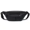 Riñonera de cuero transfronteriza, bolso para hombre, bolso de cuero genuino para hombre, bolso cruzado, bolso de pecho de moda estilo coreano, bolso de negocios y deportivo, cartera